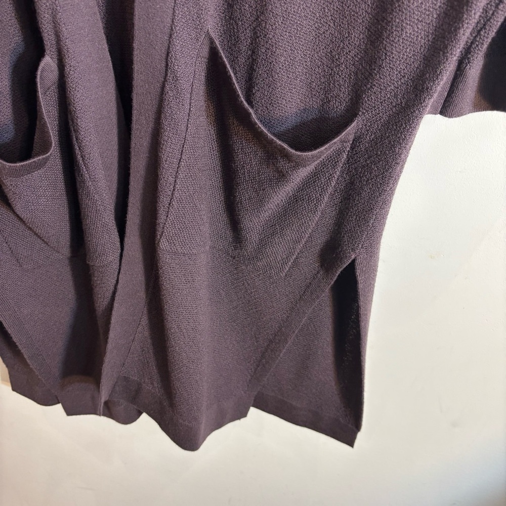 KIT And ACE Sz M/L 100% Merino Wool Open Front Cardigan Kimono Style - Picture 3 of 10